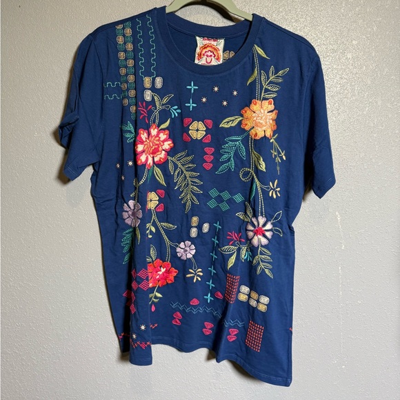 Johnny Was Tops - New Johnny Was Katie Embroidered Top- large